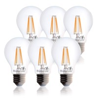 Bioluz Led 92 Cri E26 Led Bulb 60 Watt Dimmable Edison Bulbs Warm White Clear Pendant Light Bulbs Ul Listed Title 20 High Efficacy Lighting 6-Pack