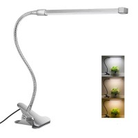 Nail Desk Lamp With Clamp Flexible Gooseneck Clip On Lamp 3 Color Modes 10 Brightness Manicure Table Light For Tattoo Make Up Se