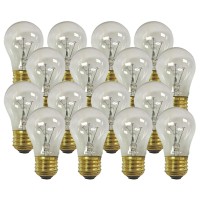 Royal Designs Inc Lb501116 Lb501116 Royal Designs Clear Glass Traditional Style Incandescent Light Bulbs E26 Medium Brass