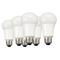 Tcp 100 Watt Led Light Bulbs Energy Efficient 14W | A19 Lamp E26 Base Non-Dimmable Daylight 5000 Kelvin, Pack Of 6