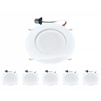 Superior Lighting 6 Inch Led Can Lights - Recessed Lighting Retrofit -14 Watt, 1100 Lumens, 3000K Soft White - Replaces 100W - Dimmable - 6 Pack