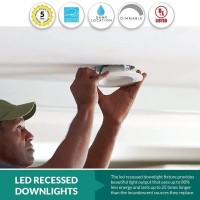 Superior Lighting 6 Inch Led Can Lights - Recessed Lighting Retrofit -14 Watt, 1100 Lumens, 3000K Soft White - Replaces 100W - Dimmable - 6 Pack