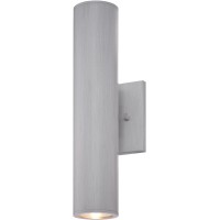 Minka Lavery Outdoor Wall Light 72502-A144-L Exterior Led Wall Lantern, Brushed Aluminum