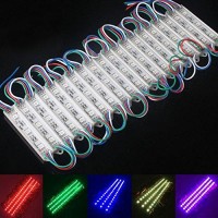 Vipmoon 200Pcs/600Leds Storefront Lights Dc 12V 5050 Rgb Smd 3 Led Module Lights Waterproof Light Lamp