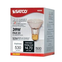 Satco S2232 6-Pack Bulb Halogn 39W Par20