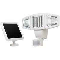 Sunforce 82153 150-Led Triple Head Solar Motion Light, 1000 Lumen Output, 30Ft. (9.1M) Detection Distance, 180 Degrees Detection Range, Fully Weather Resistant & Can Be Mounted Almost Anywhere, White