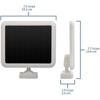 Sunforce 82153 150-Led Triple Head Solar Motion Light, 1000 Lumen Output, 30Ft. (9.1M) Detection Distance, 180 Degrees Detection Range, Fully Weather Resistant & Can Be Mounted Almost Anywhere, White