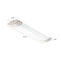 Lithonia Lighting Fmlfutl 48Inch 840 Bn 4Foot Decorative Futra Linear Design For Kitchen Office Closet 2180 Lumens 120 Vol