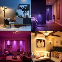 Yangcsl Led Color Changing Rgb Light Bulb With Remote 40W Equivalent 400Lm, 45Ͽ