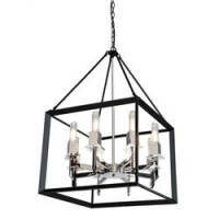 The Vineyard collection features a simple and sophisticated design with square tubing and glass bobechFeaturescollection VineyardWidth 20 inLength 20 inHeight 33 inBulb Info 8 x 100 60WMade from High Quality MaterialMaterial MetalLooks Beautiful and Elega