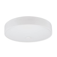 Aspen Creative White 63004L-2 Large Led Flush Mount Finish With Glass Shade