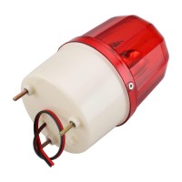 Baomain Warning Signal Light Lte-1101 Ac 110V Red Indicator Rotating Light Halogen Bulb Mechanical Signal Lamp