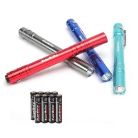 Everbrite 4-Pack Led Penlight - Pocket Pen Flashlight With Batteries Included For Hurricane Supplies