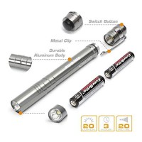 Everbrite 4-Pack Led Penlight - Pocket Pen Flashlight With Batteries Included For Hurricane Supplies