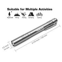 Everbrite 4-Pack Led Penlight - Pocket Pen Flashlight With Batteries Included For Hurricane Supplies