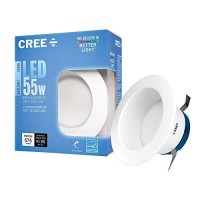 Cree Srdl4-0575000Fh-12De26-1-11 Led 4 Inch Retrofit Recessed Downlight 55W Replacement Daylight (5000K),