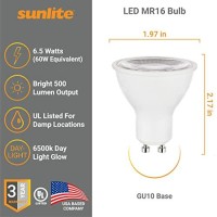 Sunlite Led Mr16 Reflector Spotlight Bulb, 7 Watts (50W Halogen Bulb Replacement) 120 Volt, 550 Lumen, 35Ͽ