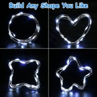 Bolweo 3 Pack Cool White Battery Operated Fairy String Lights 10Ft 30 Led Indoor Outdoor Home Garden Windows Halloween Diwali Ch