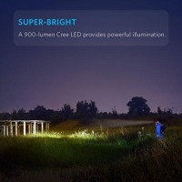 Anker Rechargeable Bolder Lc90 Led Flashlight, Pocket-Sized Torch With Super Bright 900 Lumens Cree Led, Ipx5 Water-Resistant, Zoomable, 5 Light Modes