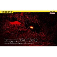 Nitecore Thumb 85 Lumens Usb Rechargeable White & Red Led Keychain Light - Tiltable Work Light With Clip And A Lumentac Led Keychain Flashlight