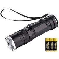 Navigator 1147 Portable Ultra Bright Handheld Led Flashlight With Adjustable Focus And 4 Light Modes, Outdoor Water Resistant Torch, Battery Included