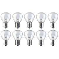 Pack Of 10 Bulbs #1139, 12.8 Volt, 13.31 Watt, Rp11 Shape, Ba15S Base