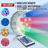 Geosphere 9 Inch - 30 Pc Puzzle Lamp Kit Complete With Wireless Smart Color Changing Led Light (Rainbow)