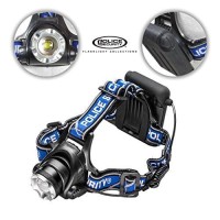 Police Security 99434 Blackout 615 Lumens Rechargeable Led Headlamp