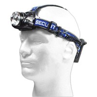 Police Security 99434 Blackout 615 Lumens Rechargeable Led Headlamp