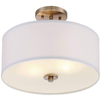 Possini Euro Design Halsted Modern Industrial Close To Ceiling Light Semi Flush Mount Fixture 15