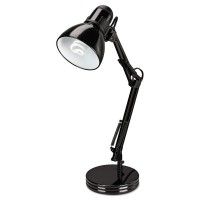 Alera Alelmp603B 675 In W X 115 In D X 22 In H Adjustable Arm Architect Desk Lamp - Black