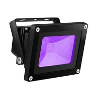 Uv Led Black Light, Houlight High Power 10W Led Black Light Flood Light Ip65-Waterproof (85V-265V Ac) For Blacklight Party Supplies, Neon Glow, Glow In The Dark, Birthdays, Blacklights, Curing