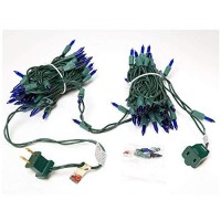 2-Pack Holiday Wonderland 100-Count Blue Color Christmas Light Set