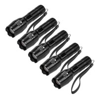 Modoao Led Flashlights High Lumens 1500Lm Waterproof Tactical Flashlight With 5 Light Modes For Hiking, Camping, Emergency Outdoor Use (5 Pack)