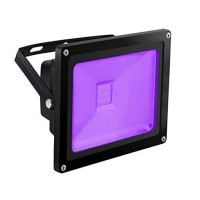 Houlight Uv Led Black Light, High Power 20W Led Black Light Flood Light Ip65-Waterproof (85V-265V Ac) For Halloween, Blacklight Party, Neon Glow, Glow In The Dark, Birthdays, Blacklights, Curing