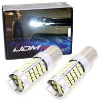 This page showcases a set of iJDMTOY Compatible With Volkswagen 20112017 Jetta 6000K Xenon White 68SMD High Power LED Daylight DRL Replacement Bulbs Haogen Front Road Illuminating Lights TrimTo learn more about the product please see the detailed feature 