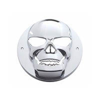 1 Bright PlasticnbspChrome Skull Bezel for 2quot Grommets Automatic Shipping Discount on Multiple items Covers the standard 2quot flush mounting grommet and a light height of 1quot or lessnbsp Snaps onto the grommet and then is held in place with 2 screws