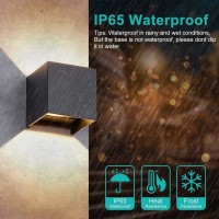 Inhdbox Led Aluminum Waterproof Wall Lamp, 3.9