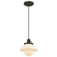 Westinghouse Lighting 6346500 One-Light Mini Pendant With Frosted Opal Glass