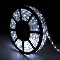 Walcut 100Ft 1080 Leds Pvc Led Rope Light Home In/Outdoor Christmas Decorative Party Lighting Cool White