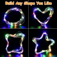 Bolweo 3 Pack Battery Operated String Lights10Ft 30 Led Fairy Starry Waterproof Silver Copper Wire Halloween Diwali Christmas H