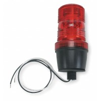 Warning Light, Strobe Tube, Red, 120Vac