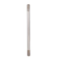 B&P Lamp 4 Inch Nickel Plated 1/8 Ip Steel Threaded Rod