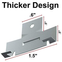 10 Pack (5 Pairs) Retrofit Recessed Downlight Housing C Clips- Metal Screws Included For Down Light Cans