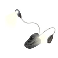 Ansmann 1600-0119 Twinflex Convenient Mini Led Two Flexible Lamp Heads Music Stand Reading Light, Incl Batteries