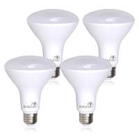 Bioluz Led 4 Pack 92 Cri Br30 Flood Light Bulbs Indoor Outdoor Instant On Dimmable Soft White 3000K 65-95 Watt Replacement Using 9.5 Watts Ul Listed Title 20 High Efficacy Lighting