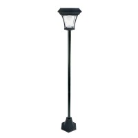 Iglow Outdoor Garden Solar Lamp Post Light W/ 2 Bright White Smd Led Streetlight Style Landscape Path Deck Dual Purpose