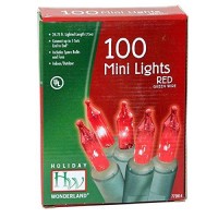 Holiday Wonderland 100-Count Red Christmas Light Set (2-Pack)