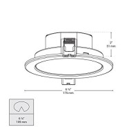 Bazz Slmtb6W Top Box Slim Integrated Led Recessed Fixture Kit