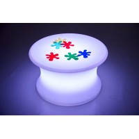 Tickit Sensory Mood Light Table - 20 Remote Control Light Settings - Sensory Toys - Night Light For Kids - Rechargeable